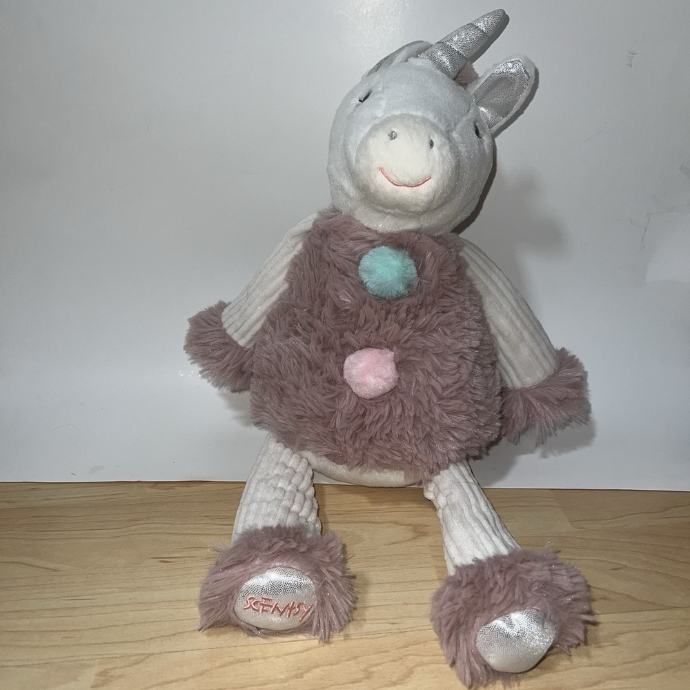 Scentsy Buddy - Dazzle The Unicorn - Glam - Comes W‎ "berry Blessed" Scent Pack